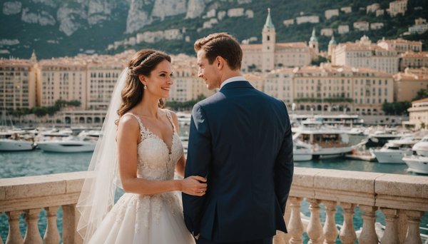 Elegant moments: discover your Monaco wedding photographer